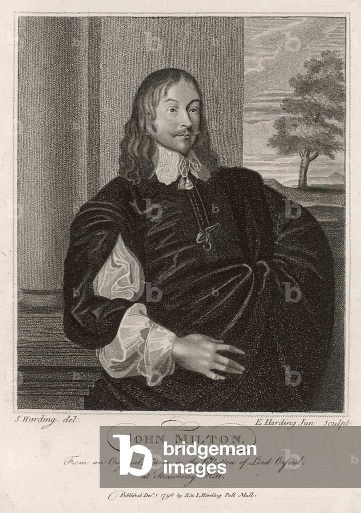 Image of Engraving depicting MILTON 1796
