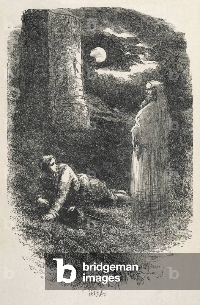 "Erscheinungen: Phantommönch" 1801 von John Gilbert