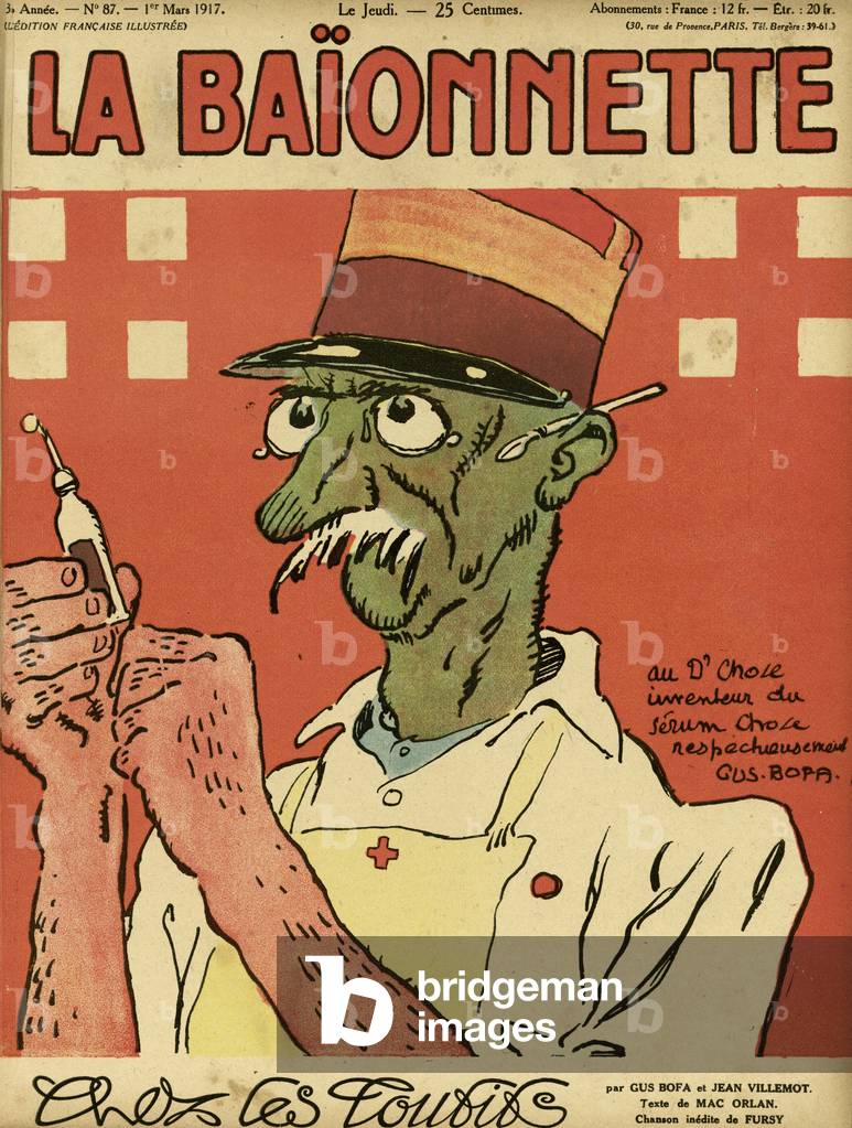 Image of Print depicting Front cover 1917 by Gus Bofa