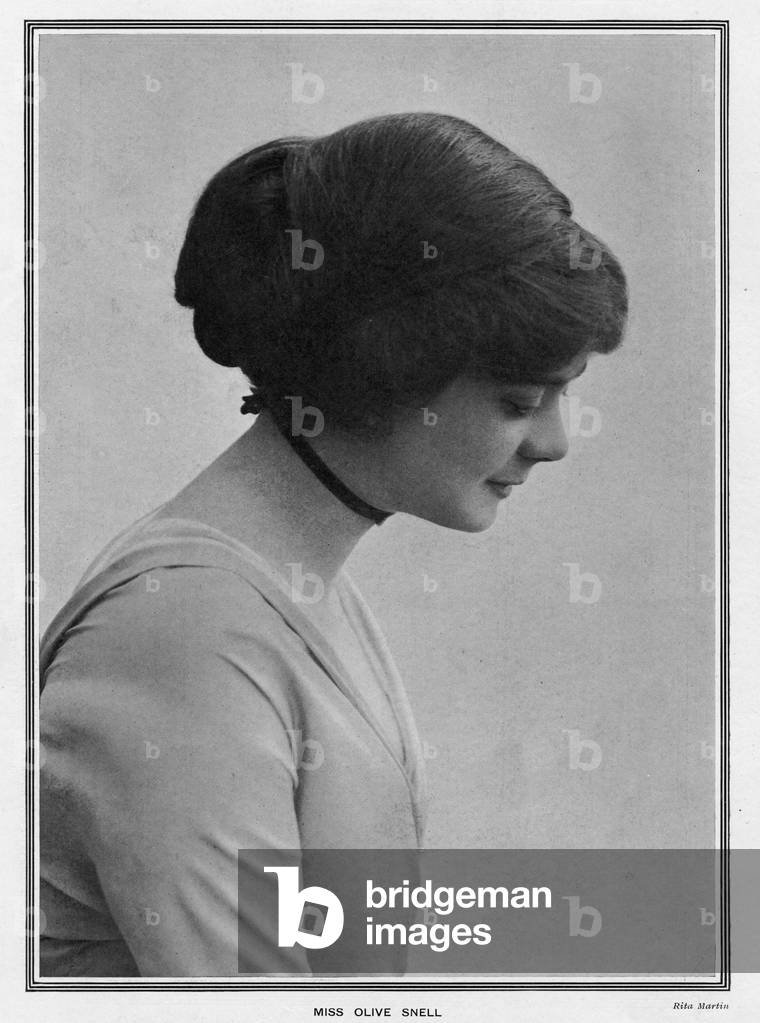 Image de Estampe représentant Olive Snell 1910 par Rita Martin
