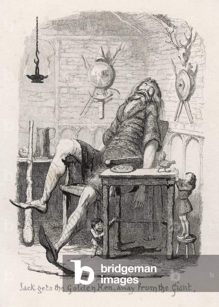 Jack e la gallina d'oro (acquaforte)