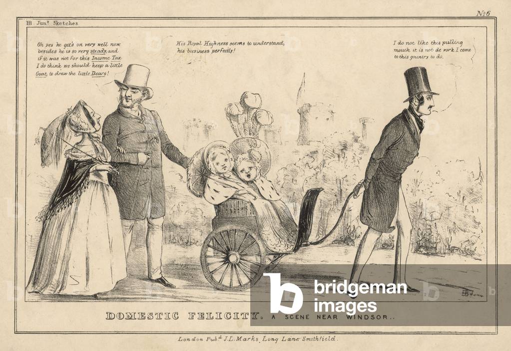 Image of Drawing depicting CARTOON/GRUMPY ALBERT 1842