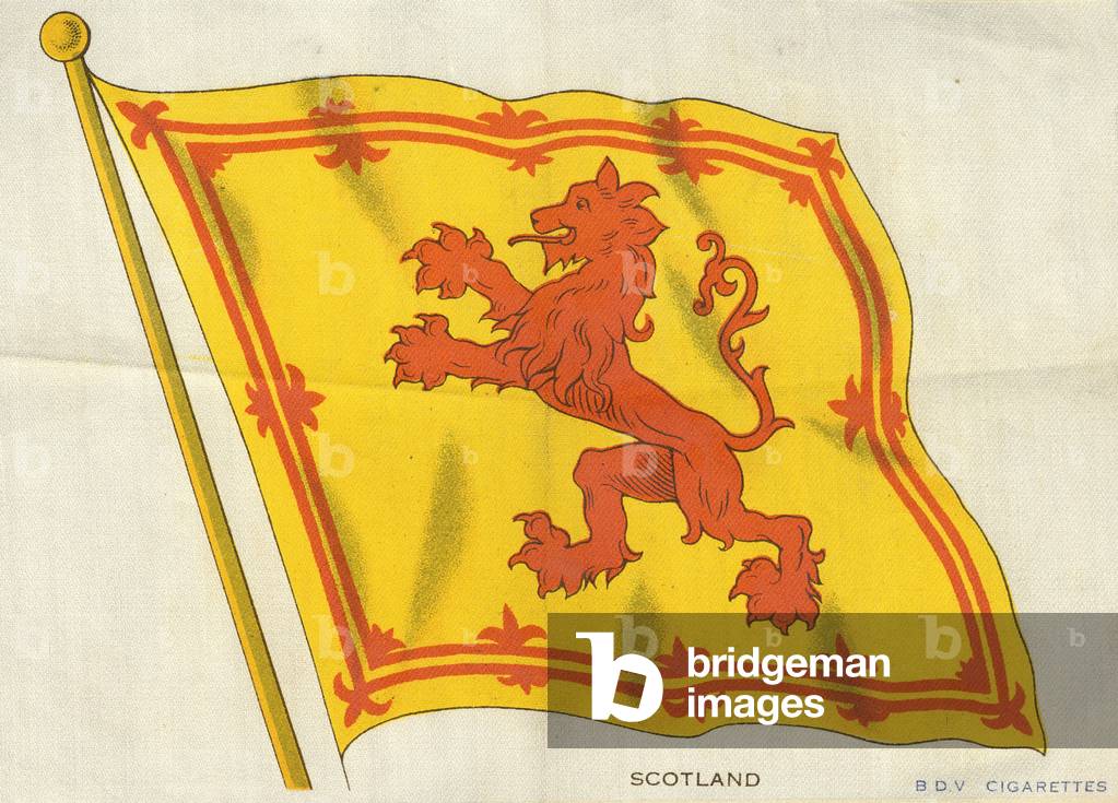 Scotland, B.V.D. cigarette flag (colour litho)