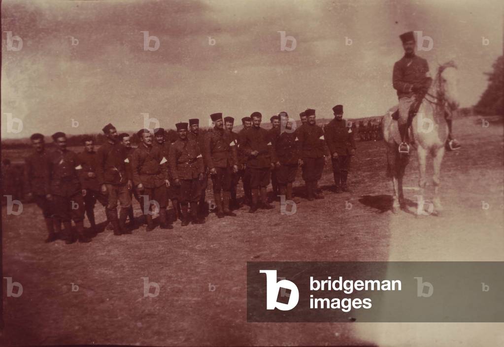 1916- Review of the men of the 2nd regiment of Algerian skirmishers