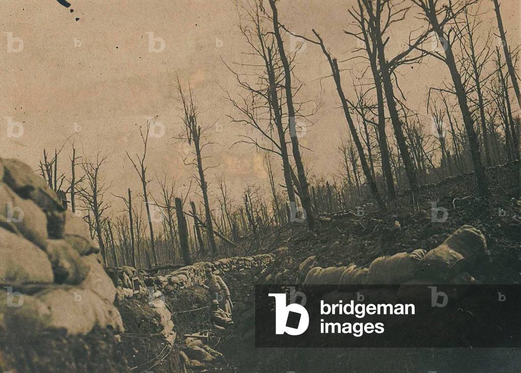 French 1st line trench in 1915