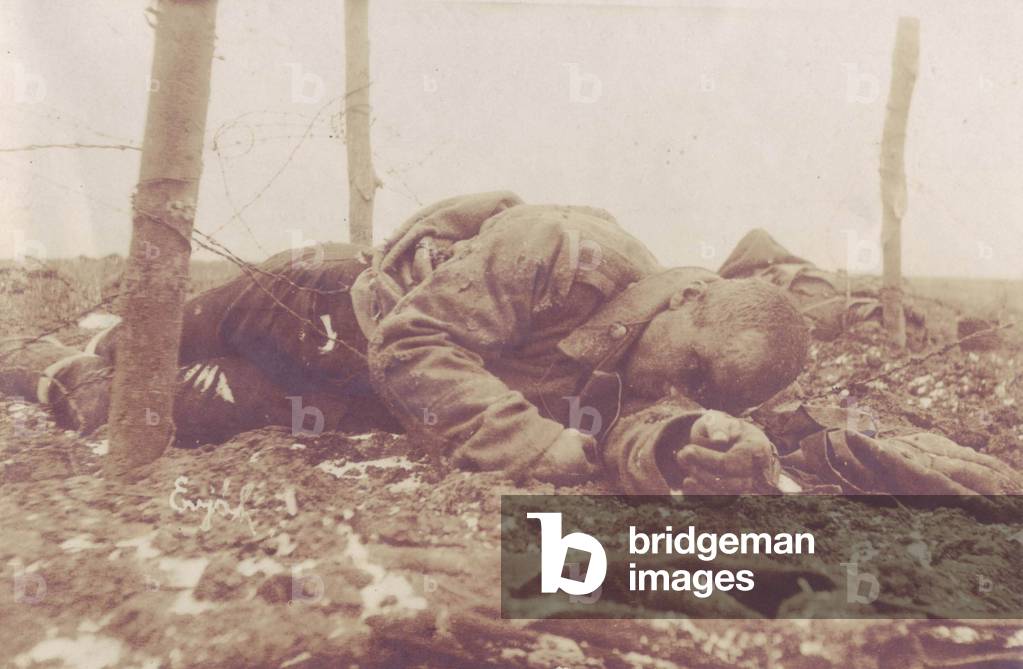 German soldier corpse on the Russian front