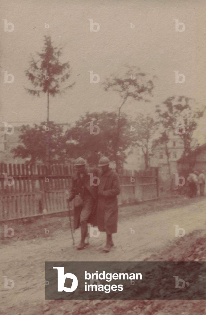 Verdun Front. Return of french wounded back July 15, 1916
