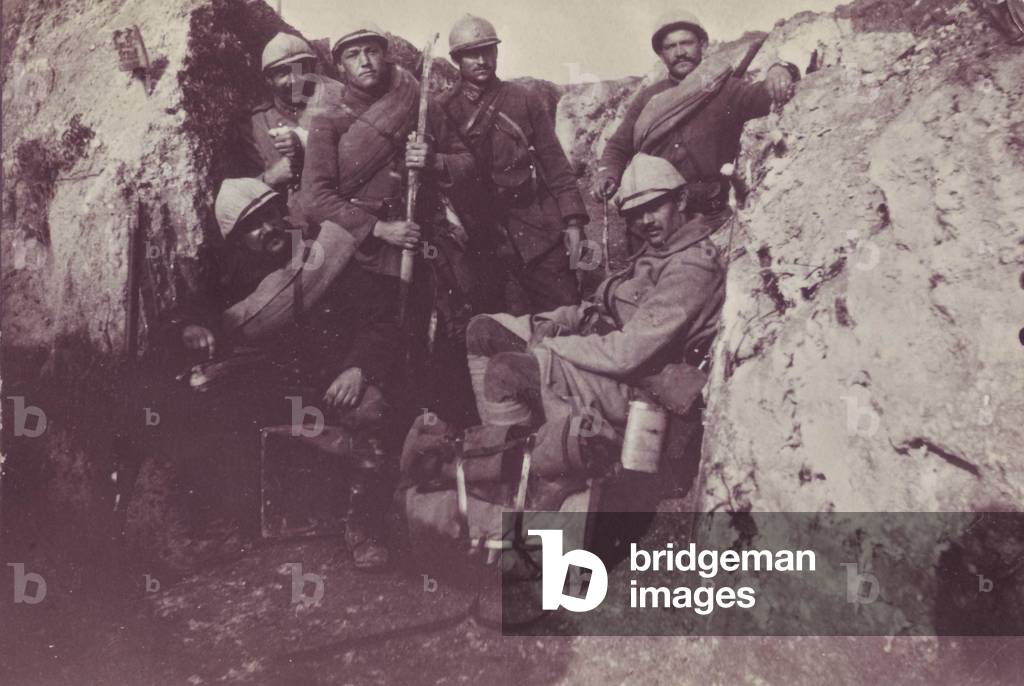 May 31, 1916 French soldiers gut of the pie at the height of Perthes