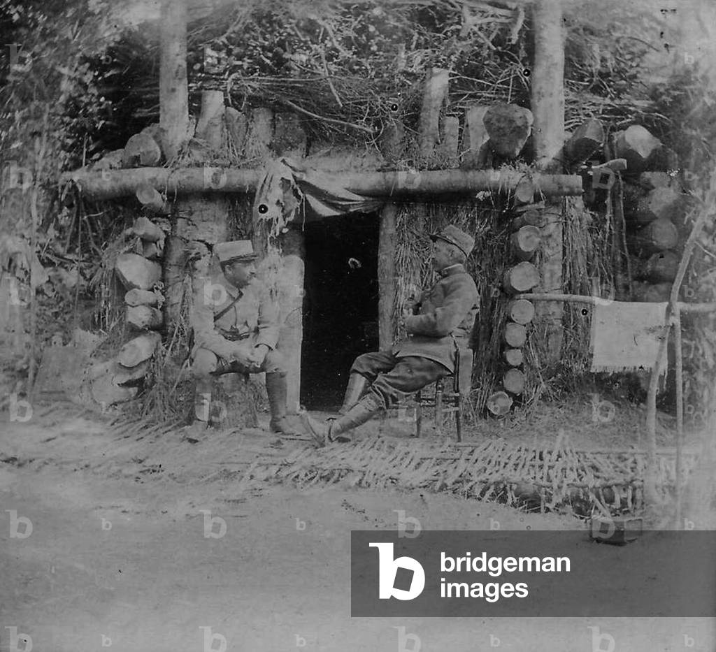 Entry of a French officers' shelter