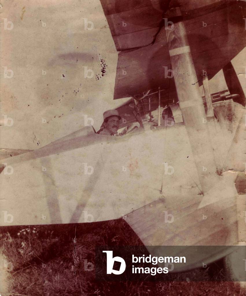 Pole in his fighter plane
