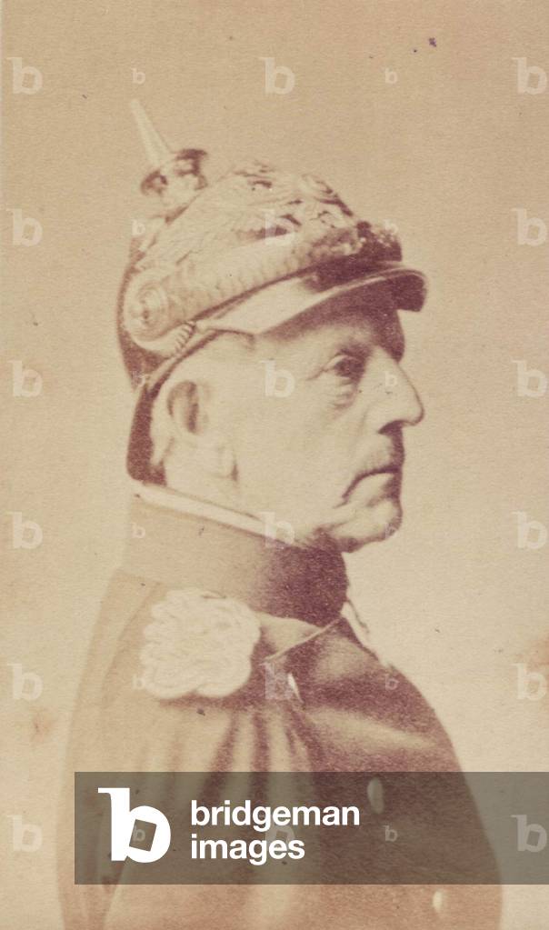 Portrait du General allemand Von Moltke photographie en Belgique