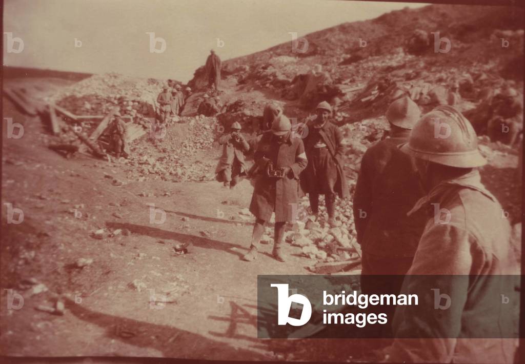 Somme- September 16, 1916- Carriere de Clery-the 2nd regiment of Algerian skirmishers