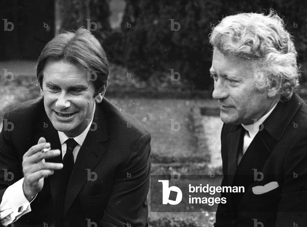 Tadeusz BAIRD with Pierre-Michel Le Conte, 1972