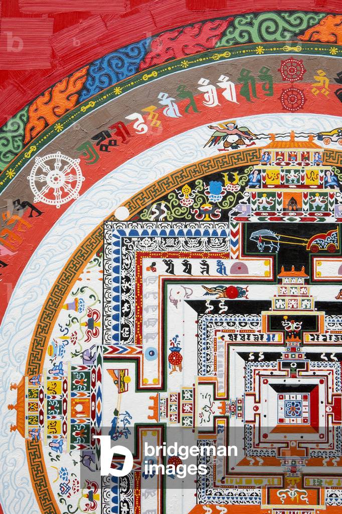 Sand Mandala, 2007 (oil on canvas)