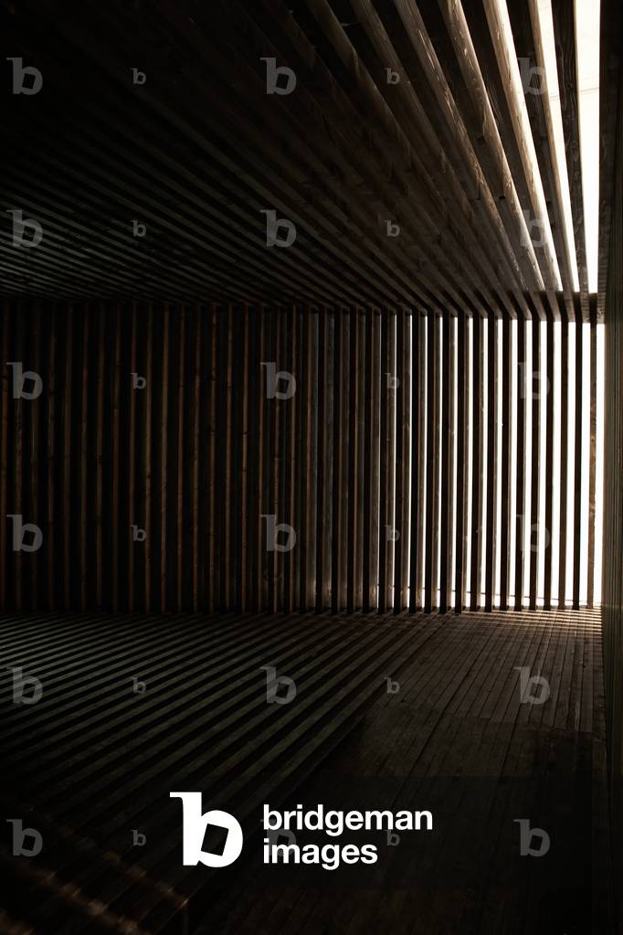 Horizon, 2007 (black stained spruce timber)