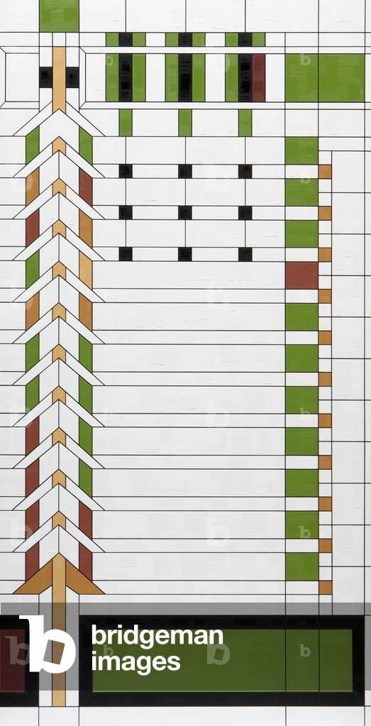 Frank Lloyd Wright Martin House, 2007 (oil on canvas)