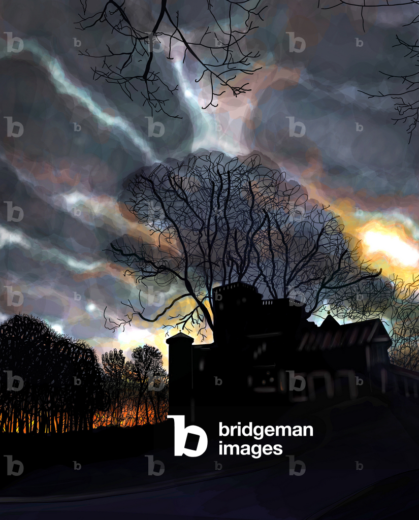 Litchfield, Manor, Prospect Park, Brooklyn (digital art)