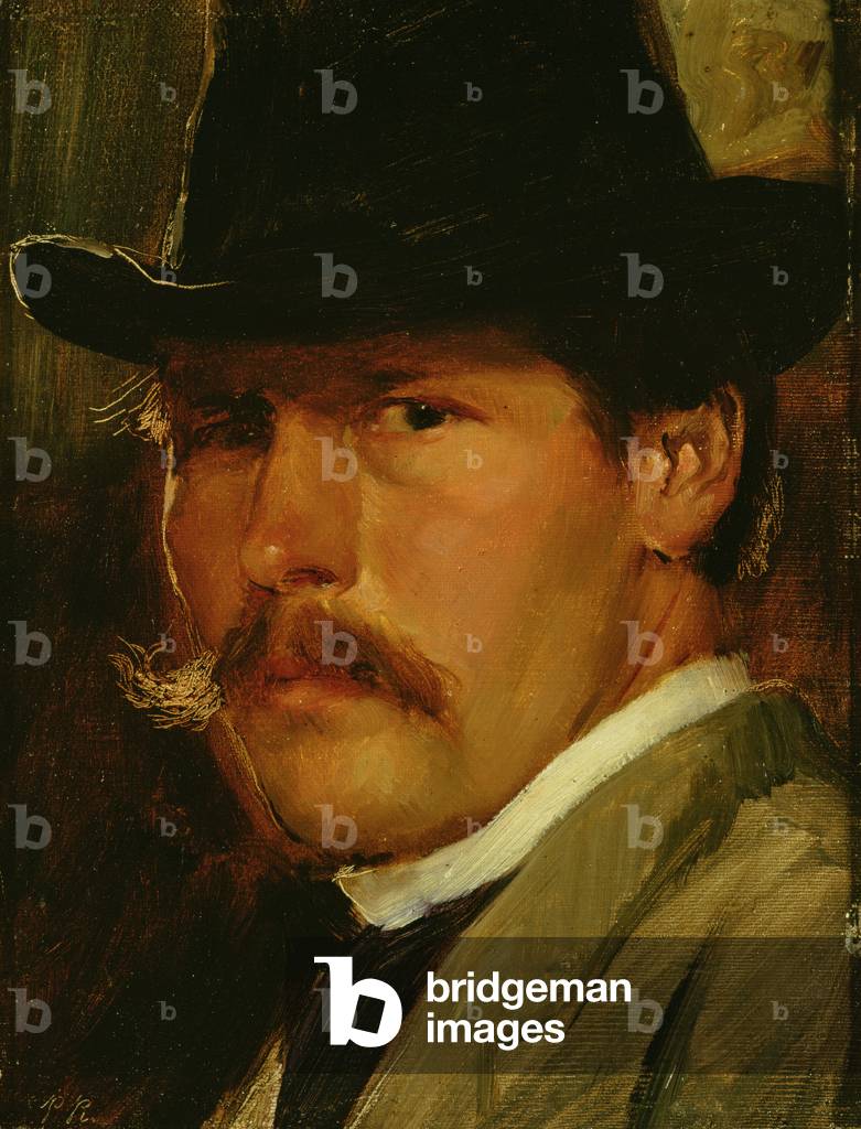 Self Portrait in a Hat, 1900 (oil on canvas)