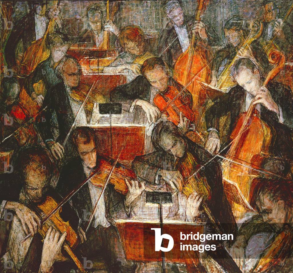 The Orchestra, 1962 (oil on canvas)