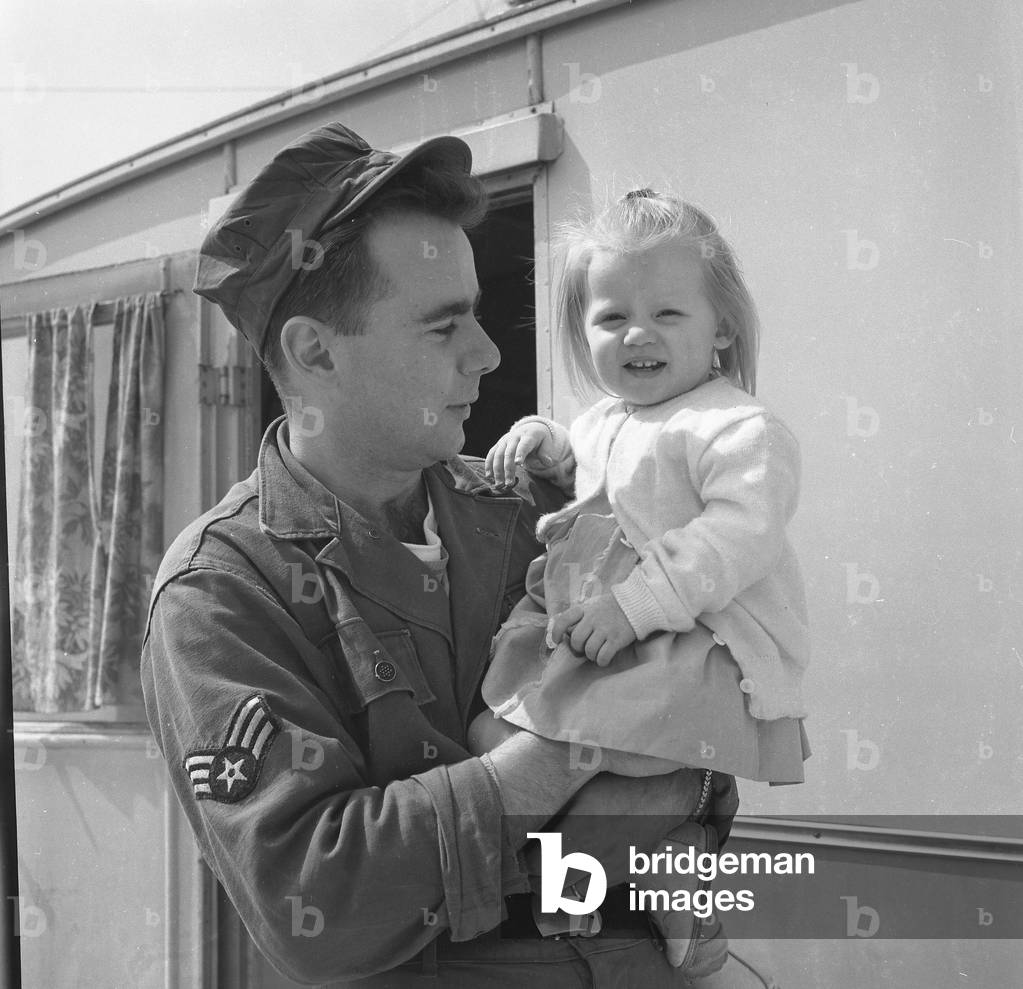 Evreux - Fauville Air Base in 1956 - Evreux Fauville Air Base - NATO Air Base in France - used by the United States Air Forces in Europe from 1952 to 1967 - 1956 -