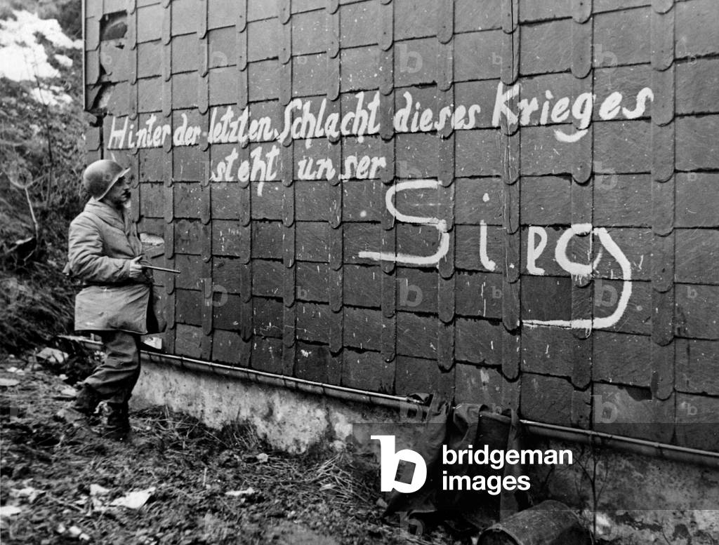 Trois-Vierges (Trois Vierges) (Luxembourg) Battle of the Bulge around January 25, 1945.