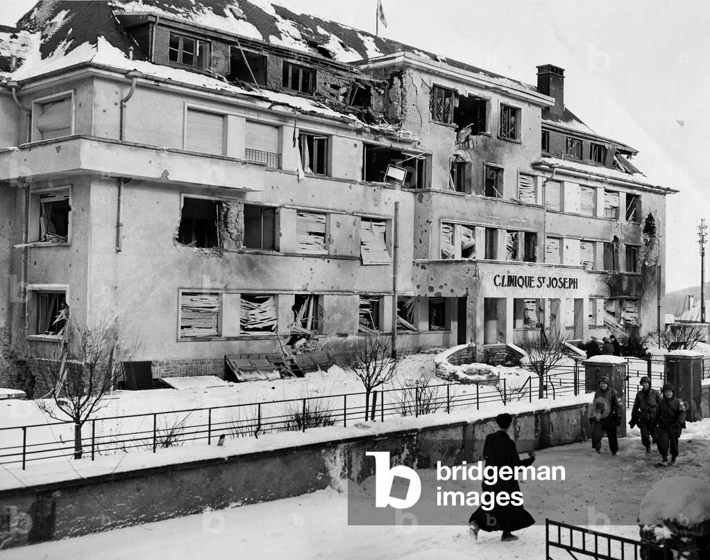 Wiltz (Luxembourg) Battle of the Bulge around 23 January 1945.