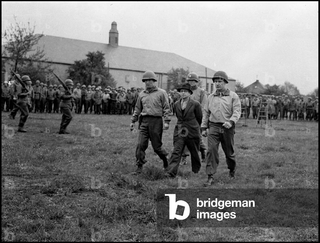 Second World War (1939-1945) - World War II (WWII or WW2): Kitzingen (Germany) April 23, 1945: Execution of a 