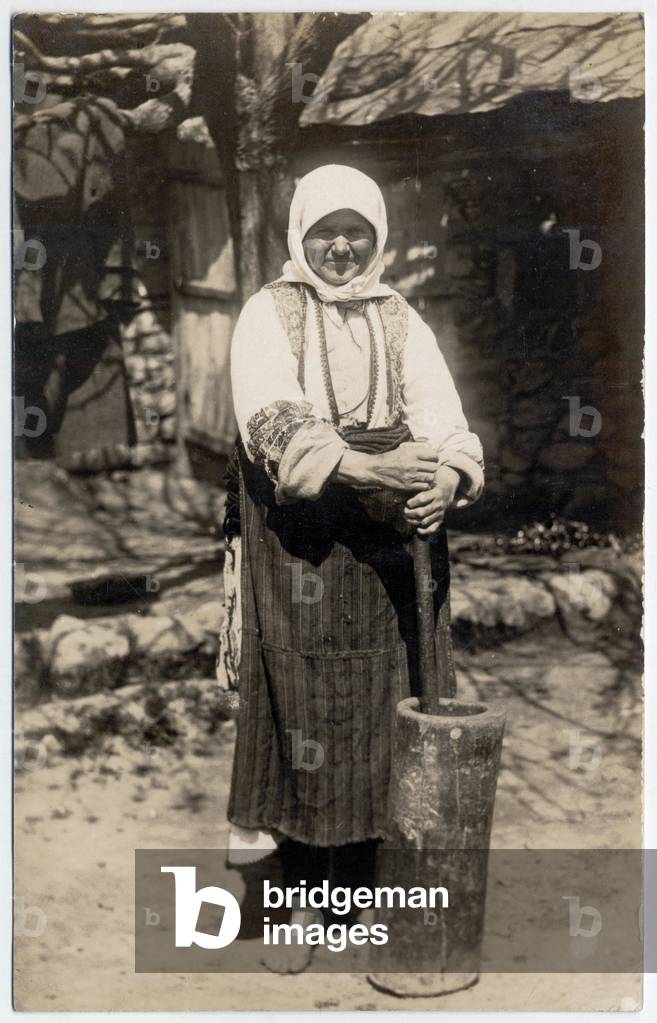 Macedoine, Greece: Portrait of a Peasant - Postcard 1914-1918