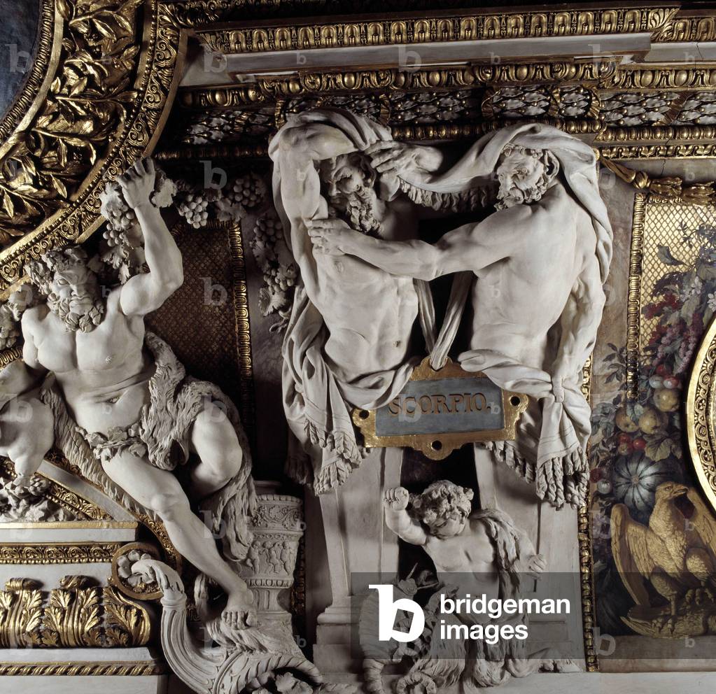 Silene rappresenta October. Il segno dello scorpione (1663 - 1665) di Gaspard Marsy (1625 - 1681), basato su u