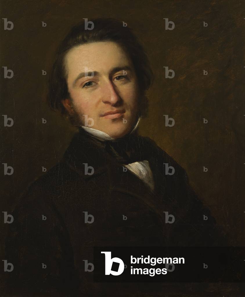 Bild von Gemälde "Sir William Fraser", 1869 von William Crabb, b/w