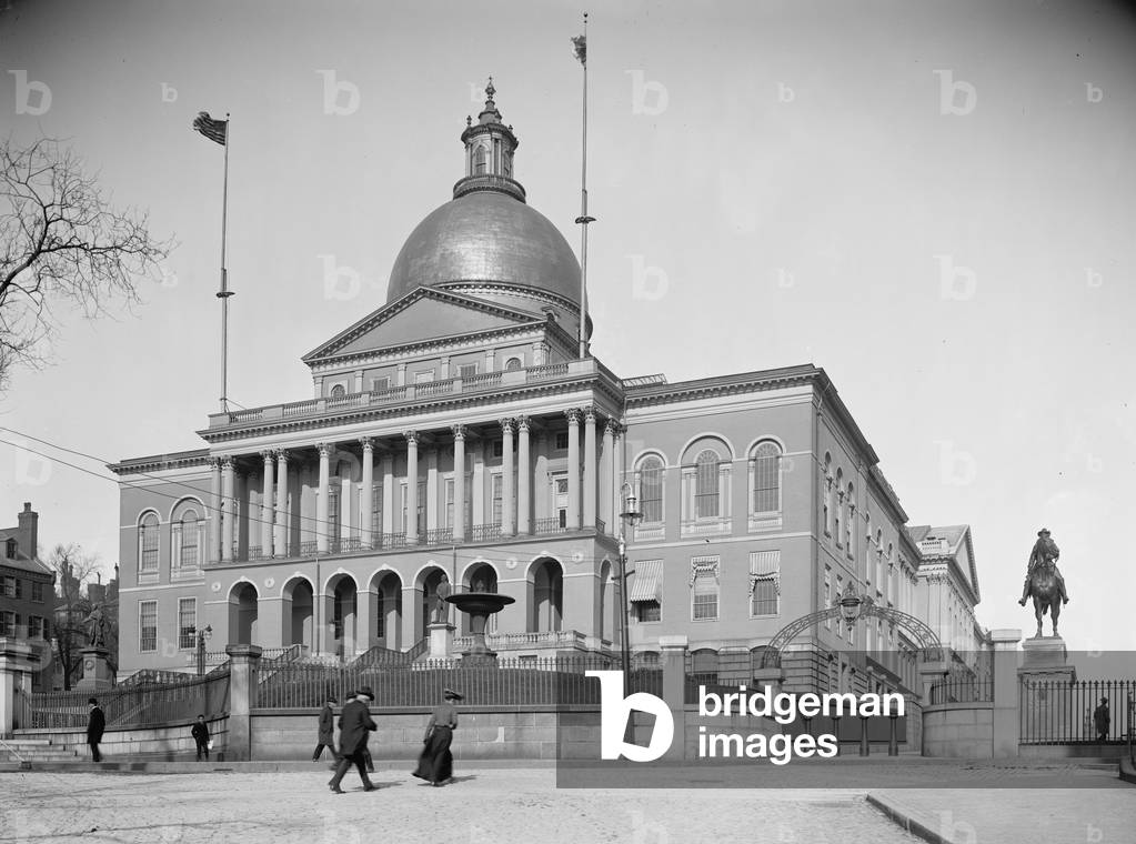 Massachusetts State House, Boston, c. 1900