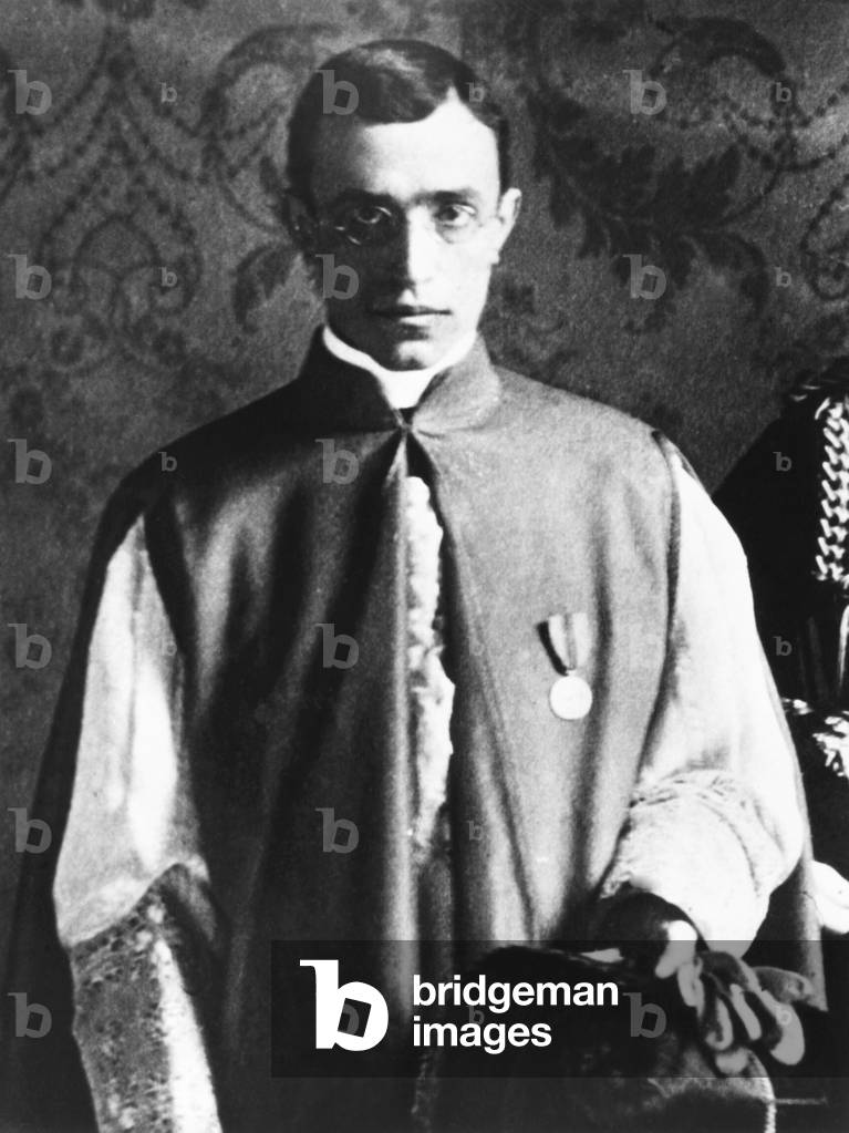 Eugenio Pacelli, the future Pope Pius XII, in London for the Coronation of King George V. June 1911
