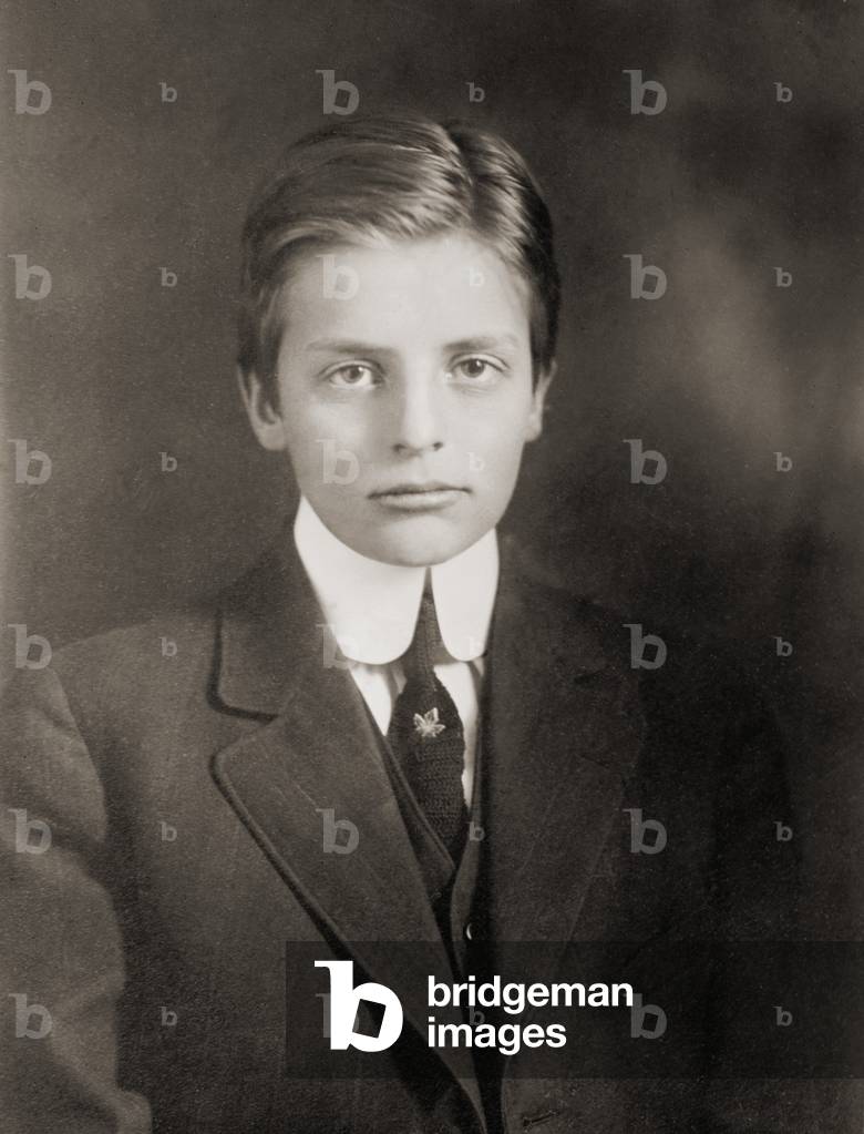 Archibald 'Archie' Roosevelt (1894-1979), the fifth child of Theodore Roosevelt as young boy. He served in both World Wars, established a successful financial business, and in his later life , departed from the family Progressive tradition, supported extreme right wing causes