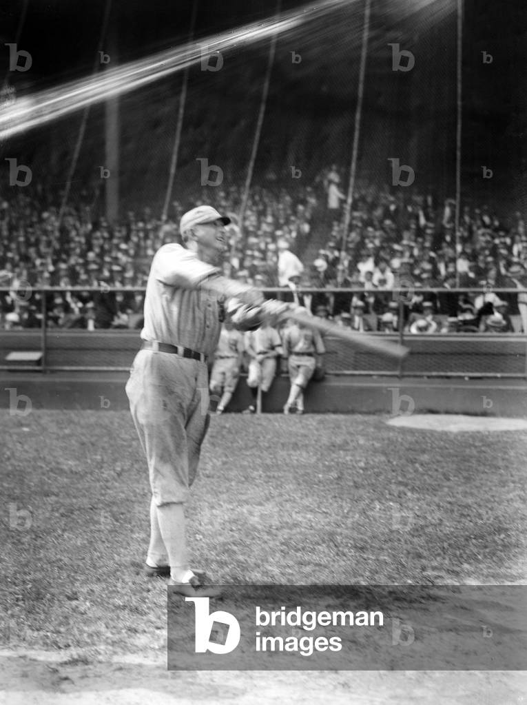 Shoeless Joe Jackson, batting practice, Chicago White Sox, 1920