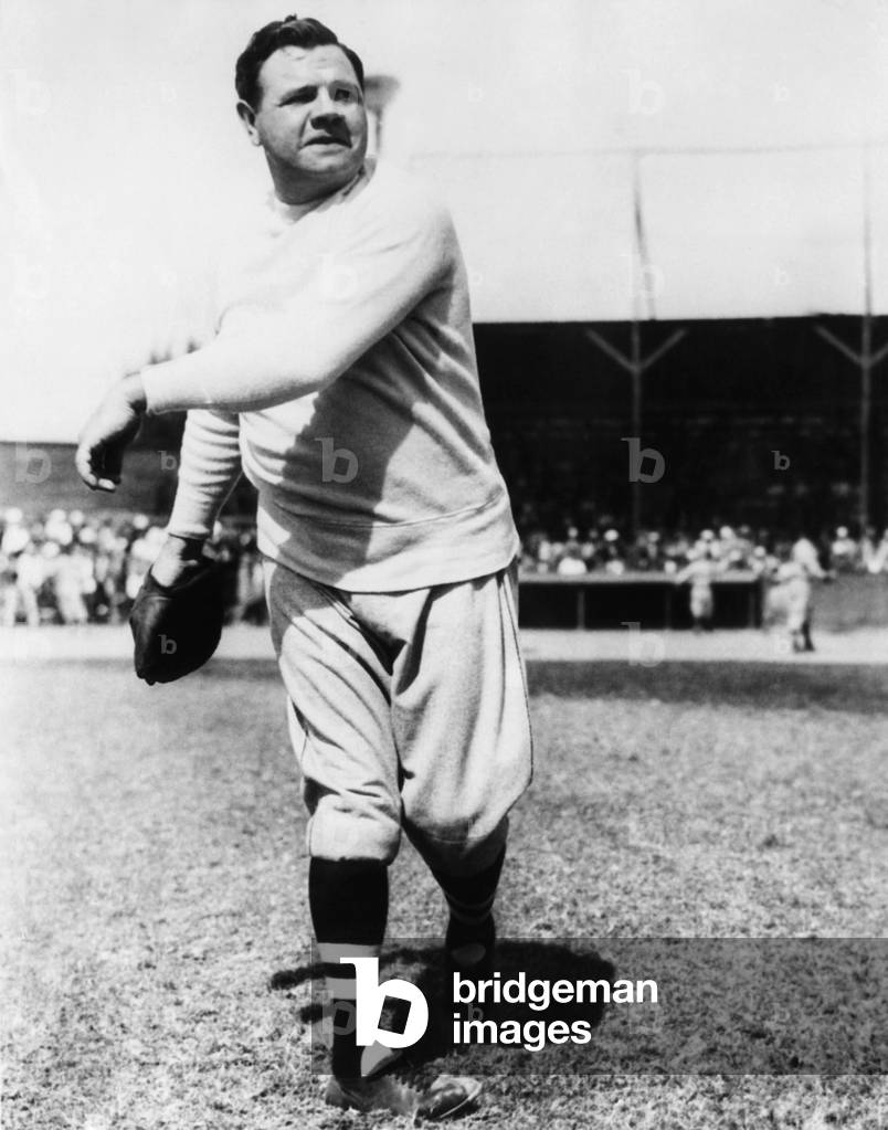 New York Yankees. Yankees outfielder Babe Ruth, c.mid 1930s