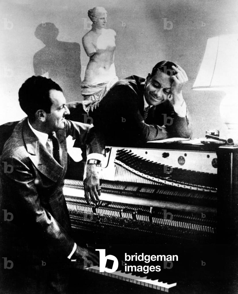 Cole Porter (r.), with Moss Hart