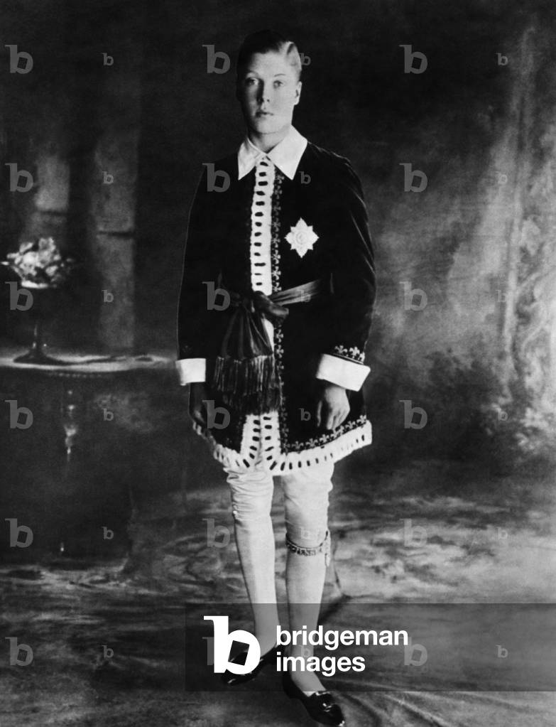 Prince of Wales (and future Duke of Windsor) Edward, in court robes, 1910