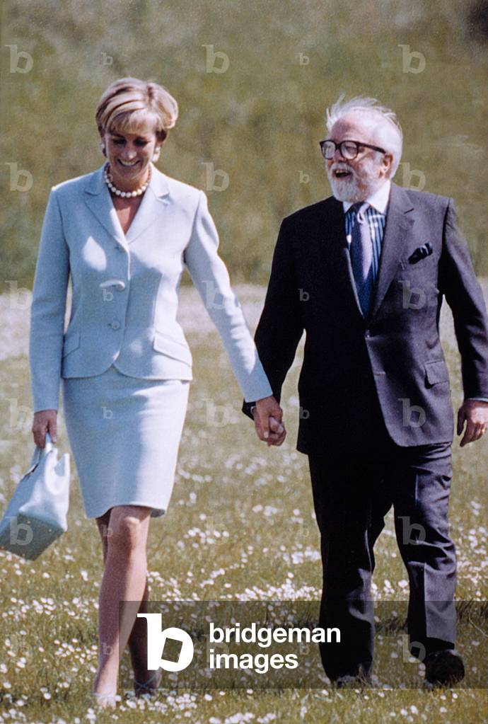 PRINCESS/LADY DIANA SPENCER, with Lord Richard Attenborough, date unknown