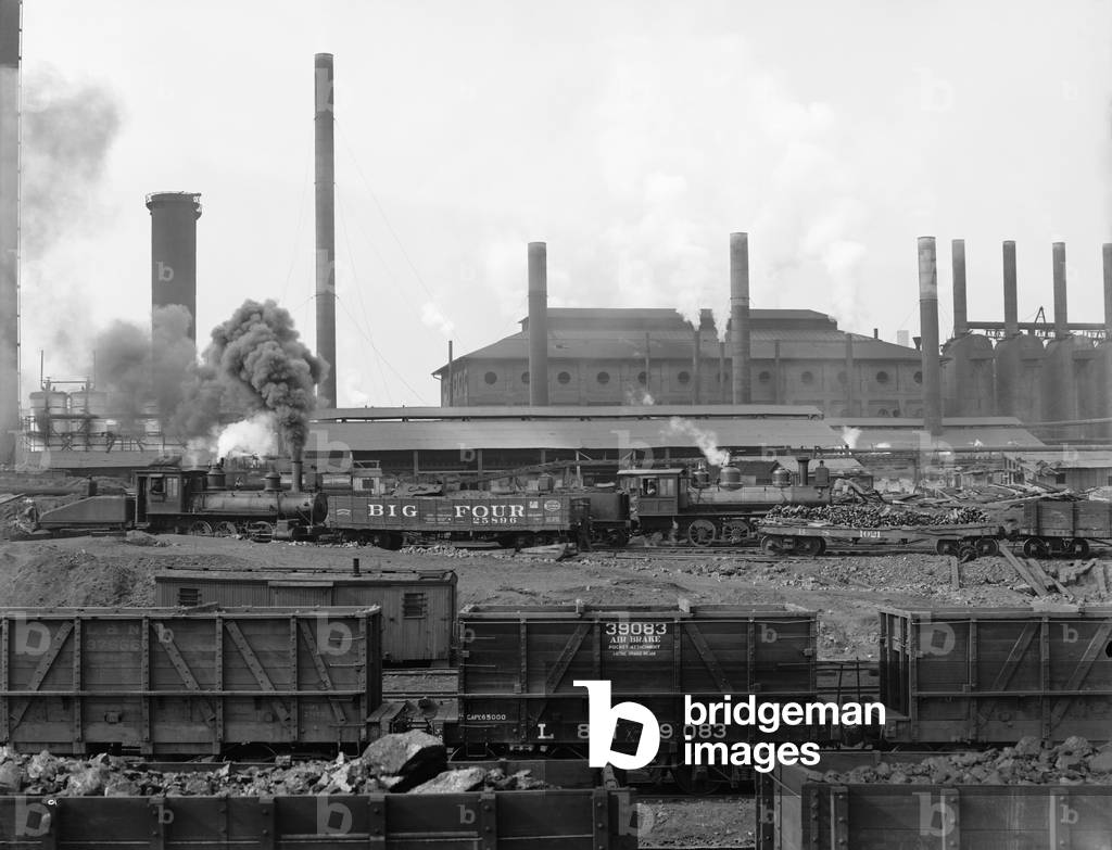 Tennessee Coal, Iron & Railroad Company's furnaces at Ensley, Alabama. 1906