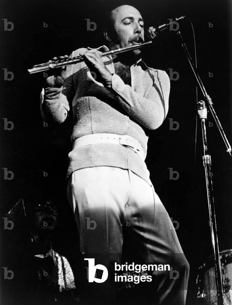 Herbie Mann, performing at the Ohio Valley Jazz Festival, July 07, 1973.