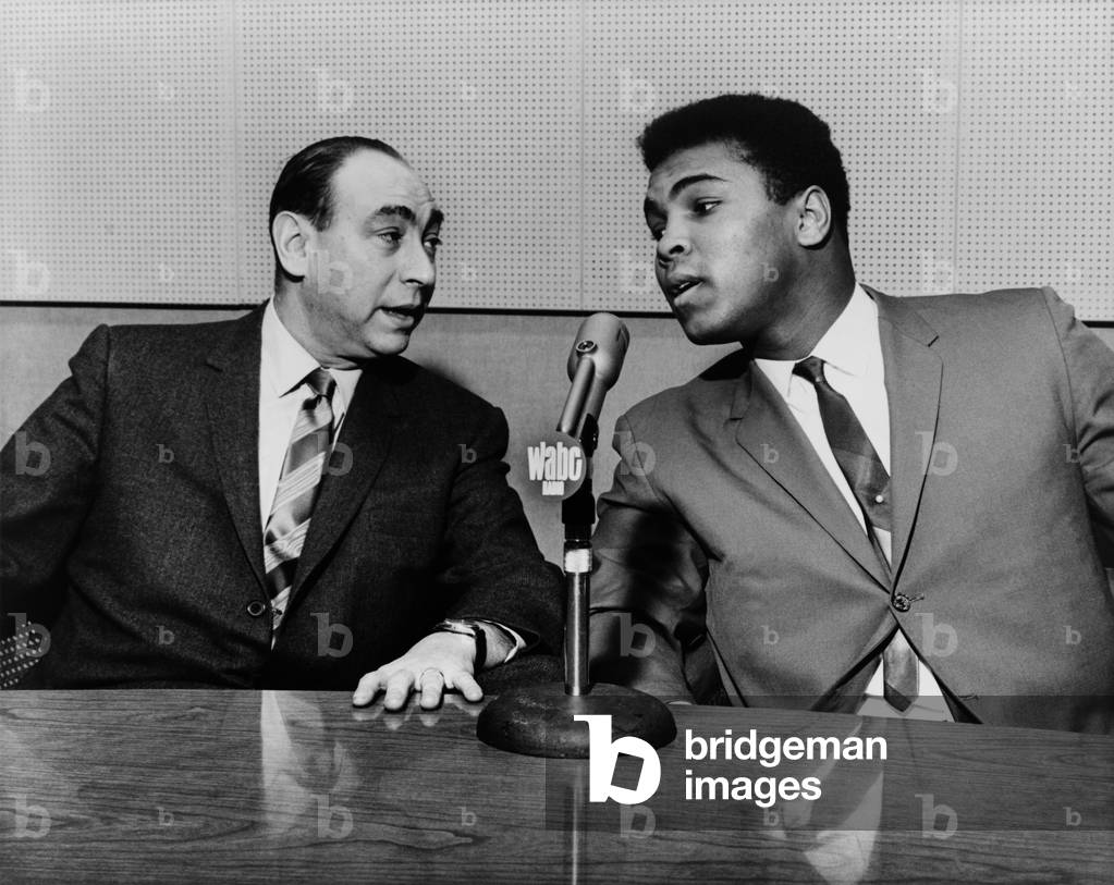 Muhammed Ali and Howard Cosell on 'Speaking of everything with Howard Cosell' on WABC radio in 1965