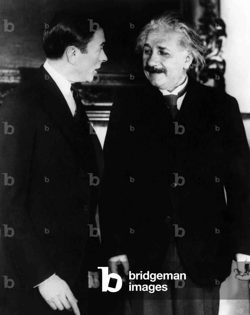 Mayor James Walker and Albert Einstein, c.1930 (b/w photo)