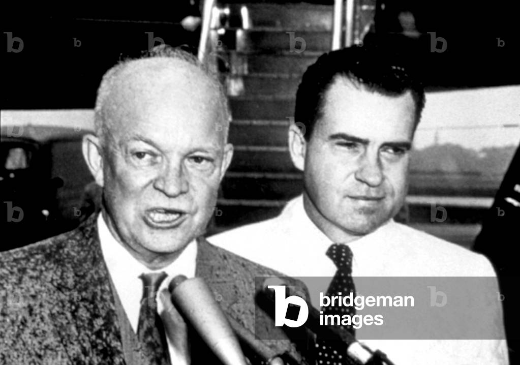 Dwight D. Eisenhower, Richard Nixon, c.late 1950s