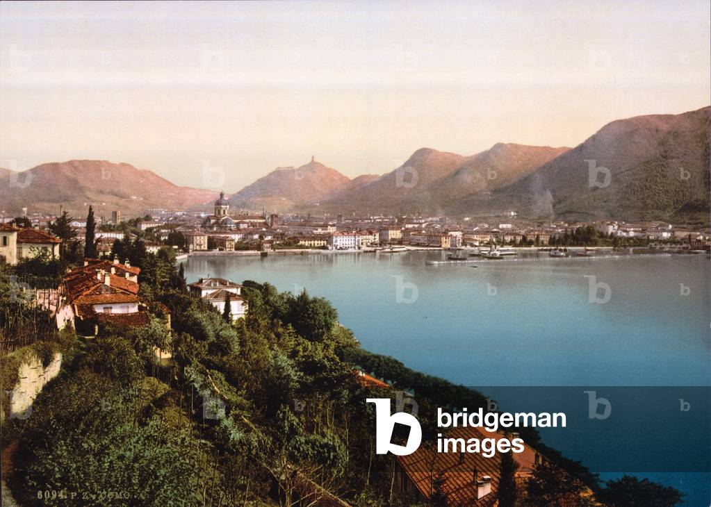 Italy, Lake Como, (Lago Di Como), photochrom, c.early 1900s