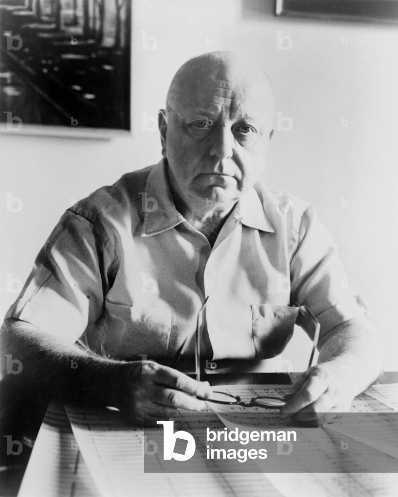 Virgil Thomson (1896-1989), modernist American composer and critic. 1960