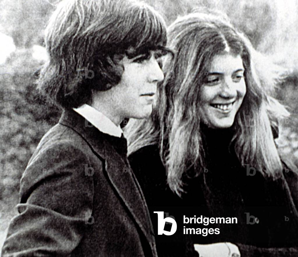 JOHN F. KENNEDY Jr., and CAROLINE KENNEDY, in Skorpios Greece, March 18, 1975
