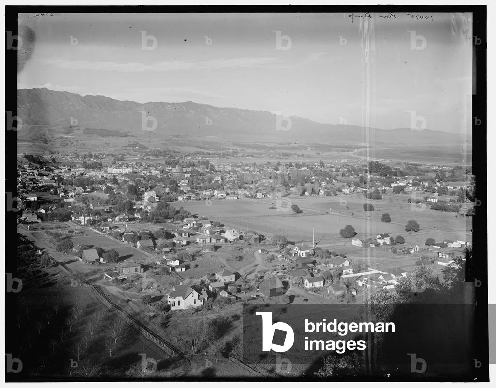 Santa Barbara, California from the West, c. 1880s