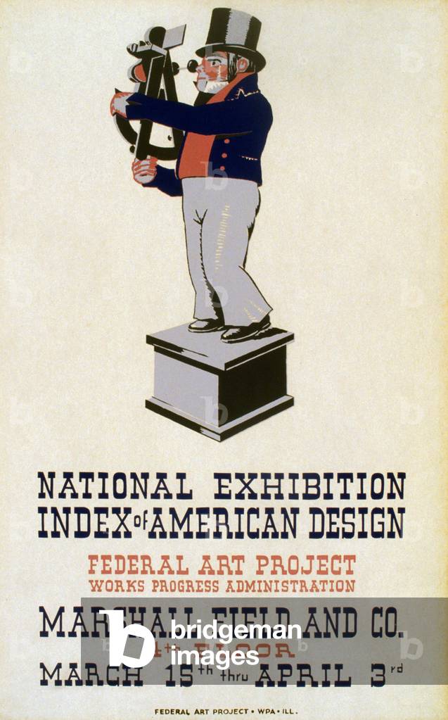 National Exhibition Index of American Design, Federal Art Project, 1937 (silkscreen)