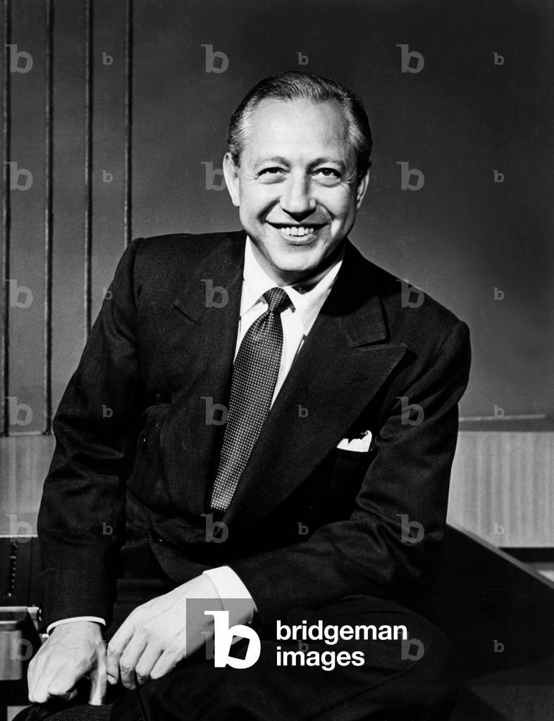 WILLIAM S. PALEY, Founder of Columbia Broadcasting System, photo dated 04/15/50