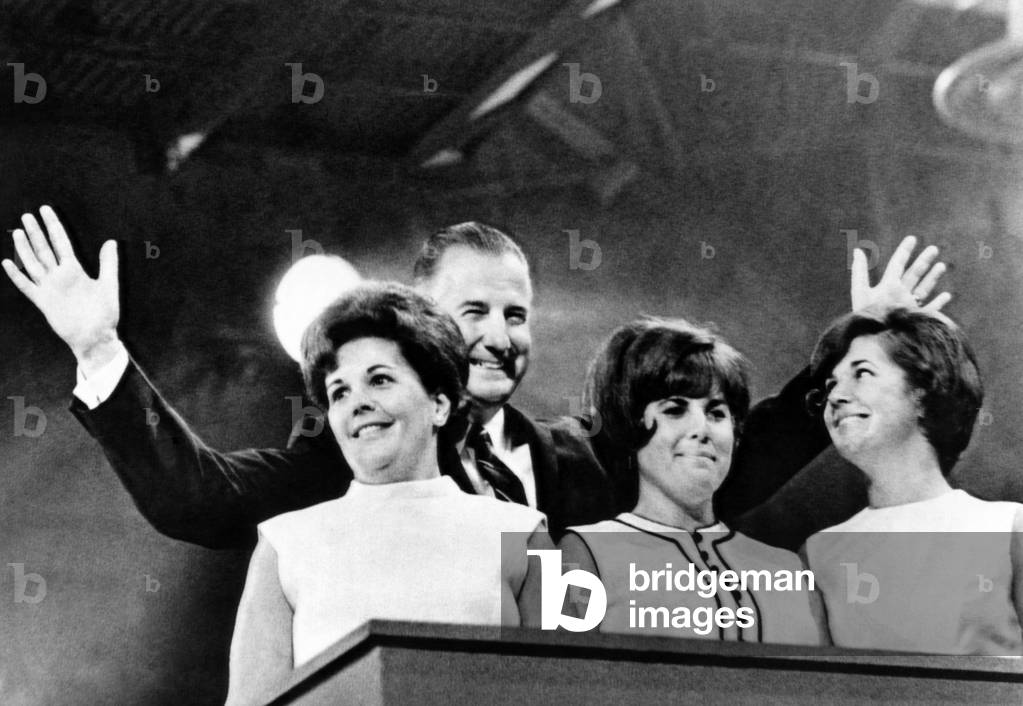Spiro Agnew, Governor of Maryland, at the Republican National Convention, Aug. 8, 1968